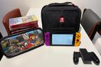 Te koop: Nintendo Switch met accessoires, Ophalen, Gebruikt, Met 3 controllers of meer, Switch Original