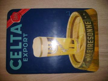 reclamebordje bier Celta Export