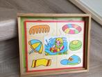 Puzzle en bois dans une boîte en bois, Enlèvement ou Envoi, Comme neuf