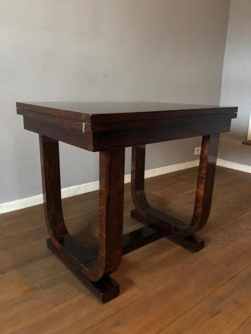 Art deco tafel bijzettafel design palisander  beschikbaar voor biedingen