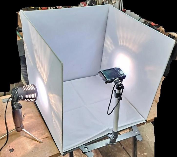 Studio photos mobile, Audio, Tv en Foto, Fotografie | Fotostudio en Toebehoren, Zo goed als nieuw, Complete fotostudio, Ophalen