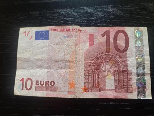 2002 Frankrijk 10 euro 1e serie Duisenberg code L014G4, Postzegels en Munten, Bankbiljetten | Europa | Eurobiljetten, Los biljet