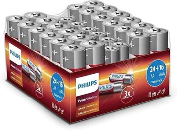 PHILIPS | alkaline batterijen | 40 stuks | Nieuw beschikbaar voor biedingen