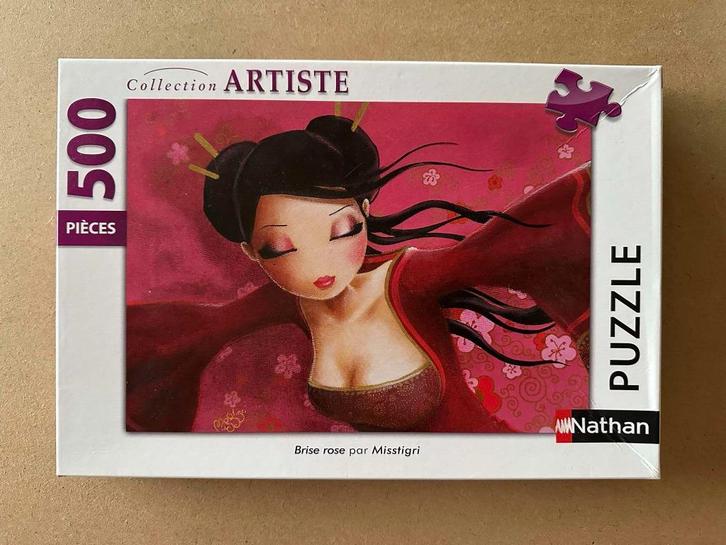 Nathan puzzel 'Brise Rose' 500 stukjes, Hobby en Vrije tijd, Denksport en Puzzels, Zo goed als nieuw, Legpuzzel, 500 t/m 1500 stukjes