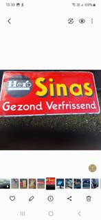 Emaille bord Sinas zeldzaam bordje, Ophalen of Verzenden, Zo goed als nieuw