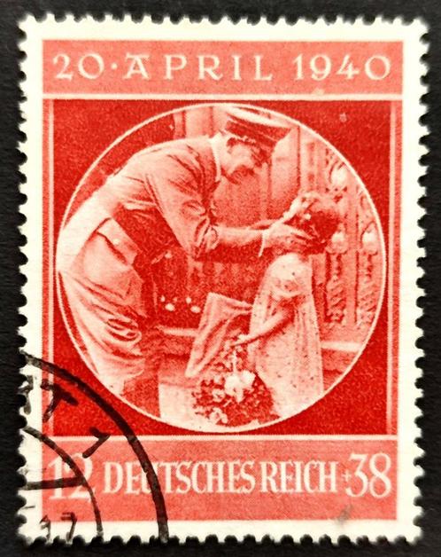 Deutsches Reich: 51ste Verjaardagszegel A.Hilter 1940, Postzegels en Munten, Postzegels | Europa | Duitsland, Gestempeld, Overige periodes