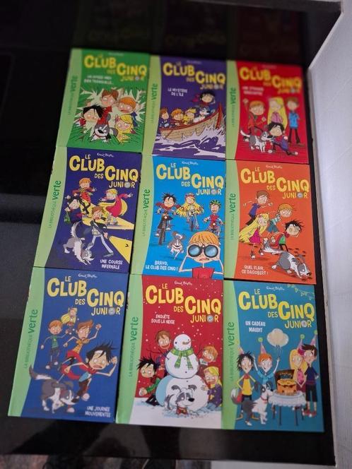 Lot de 9 livres "Le Club des Cinq Junior" (dès 6 ans), Livres, Livres pour enfants | 4 ans et plus, Comme neuf, Enlèvement ou Envoi