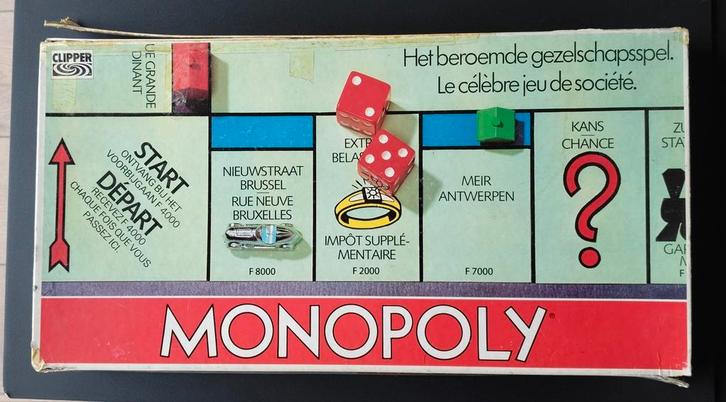 Klassiek Monopoly bordspel, Hobby en Vrije tijd, Gezelschapsspellen | Bordspellen, Ophalen of Verzenden