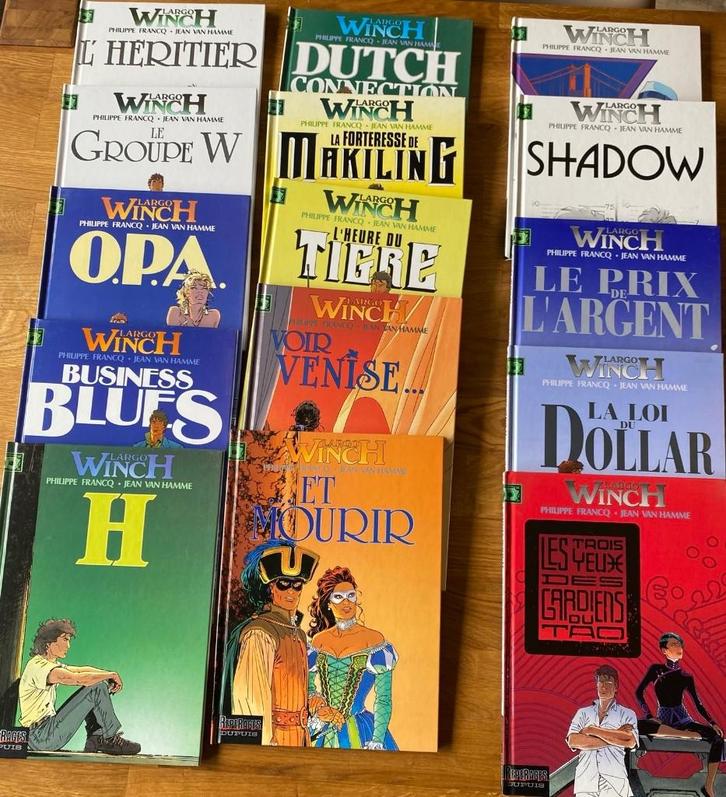 Largo Winch – Hardcover 1 t.e.m. 14 (Franstalig), Boeken, Stripverhalen, Zo goed als nieuw, Meerdere stripboeken, Ophalen