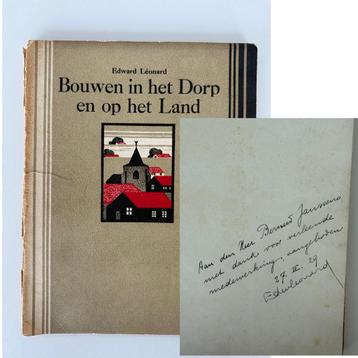 GESIGNEERD Edward Léonard, Bouwen in het Dorp en op het Land beschikbaar voor biedingen