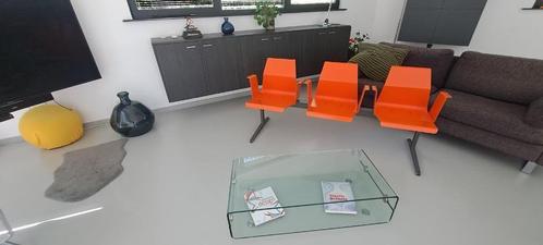 Luchthaven bank Zaventem ’50-’60, Antiek en Kunst, Antiek | Meubels | Stoelen en Sofa's, Ophalen