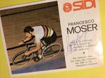 wk wielerkaart francesco moser signe, Verzenden, Gebruikt
