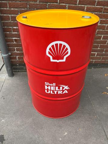 Fut shell huile moteur vide 208l texaco valvoline total beschikbaar voor biedingen