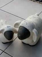 tuindecoratie schaapjes 2 stuks, Tuin en Terras, Ophalen, Gebruikt, Steen, Dierenbeeld