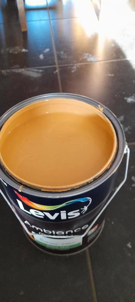 Oranje verf, Doe-het-zelf en Bouw, Verf, Beits en Lak, Nieuw, Verf, 5 tot 10 liter, Oranje, Ophalen