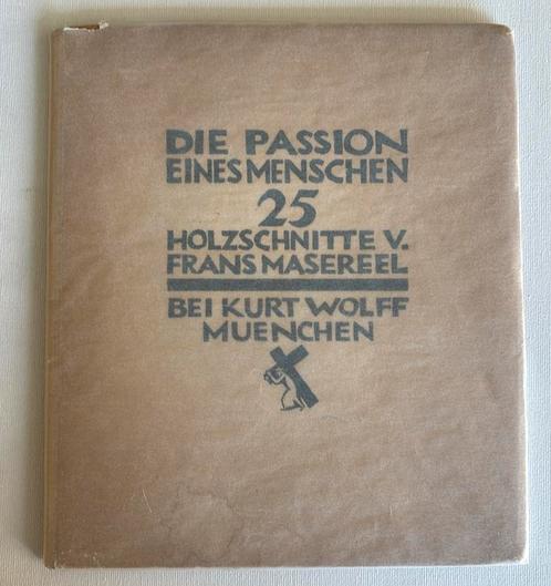 Frans Masereel - “Die Passion eines Menschen”, Boeken, Kunst en Cultuur | Beeldend, Ophalen of Verzenden