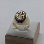 Gouden Ring 9k met wapen 6.2 gram Maat 21, 20 of groter, Heer, Ophalen of Verzenden, Zo goed als nieuw