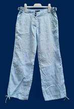 ✨️ ARMANI JEANS Linnen Broek – Topstaat, Maat 38 ✨️, Kleding | Dames, Broeken en Pantalons, Blauw, Nieuw, Ophalen of Verzenden