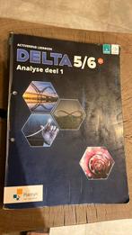 Delta 5/6 Analyse deel 1 handboek wiskunde, Boeken, ASO, Wiskunde A, Plantyn, Ophalen