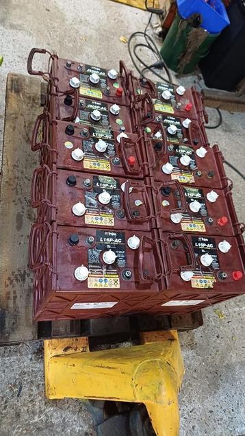 Trojan deep cycle accus (25kWh totaal) beschikbaar voor biedingen