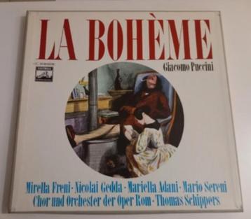 Coffret vinyle 2LP La Bohème Giacomo Puccini Opera Classical, Enlèvement ou Envoi, 12 pouces