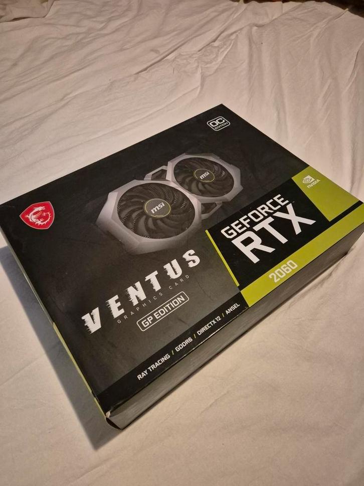 MSI GeForce RTX 2060 VENTUS GP OC Edition, Computers en Software, Videokaarten, Gebruikt, Nvidia, PCI-Express 3.0, GDDR6, HDMI