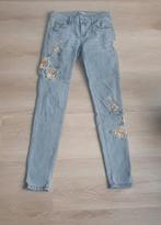 Grijze Jeans met bloemen TOXIK S/36, Vêtements | Femmes, W28 - W29 (confection 36), Gris, Enlèvement ou Envoi, Toxik