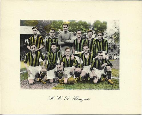 Photo de groupe « Royal Cercle Sportif Brugeois », Collections, Articles de Sport & Football, Utilisé, Affiche, Image ou Autocollant