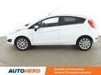 Ford Fiesta 1.0 EcoBoost Titanium (bj 2016), Auto's, Voorwielaandrijving, Stof, Gebruikt, Wit