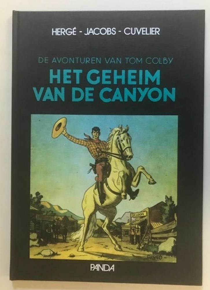 TOM COLBY - HET GEHEIM VAN DE CANYON - HERGE JACOBS CUVELIER, Boeken, Stripverhalen, Zo goed als nieuw, Eén stripboek, Ophalen of Verzenden