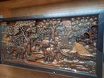 Uitgesneden salontafel met glas, Ophalen, Zo goed als nieuw