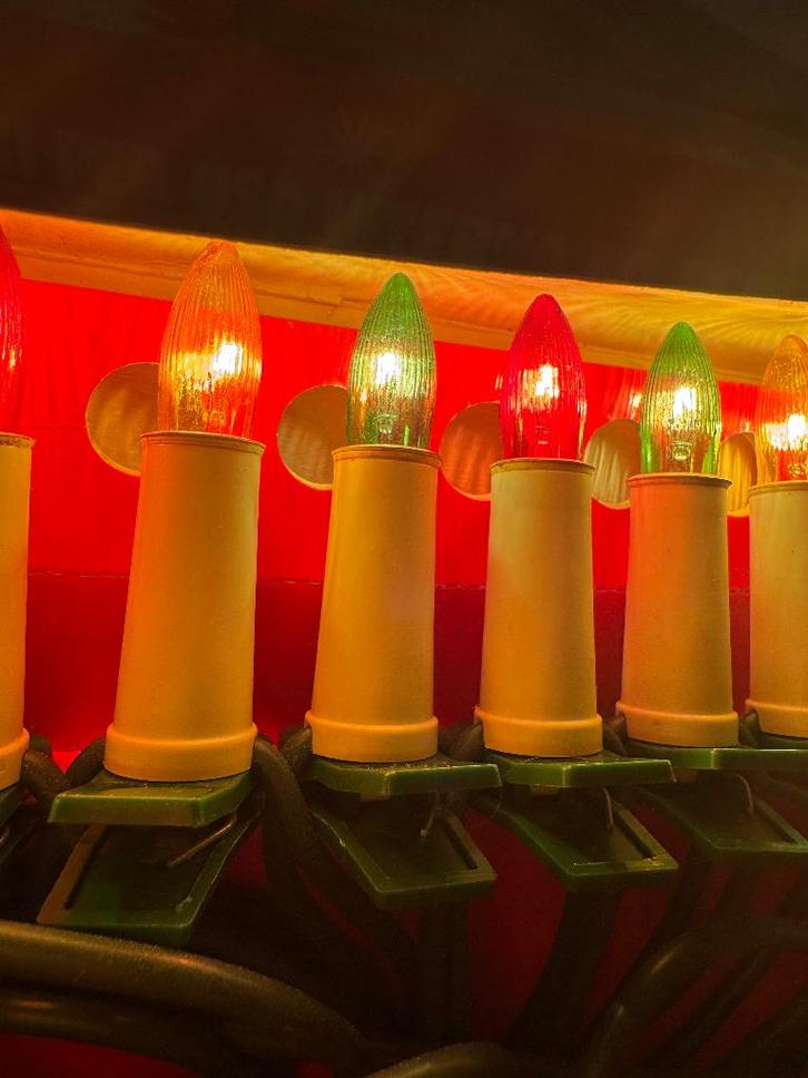 Vintage kerstverlichting, Diversen, Kerst, Zo goed als nieuw, Ophalen
