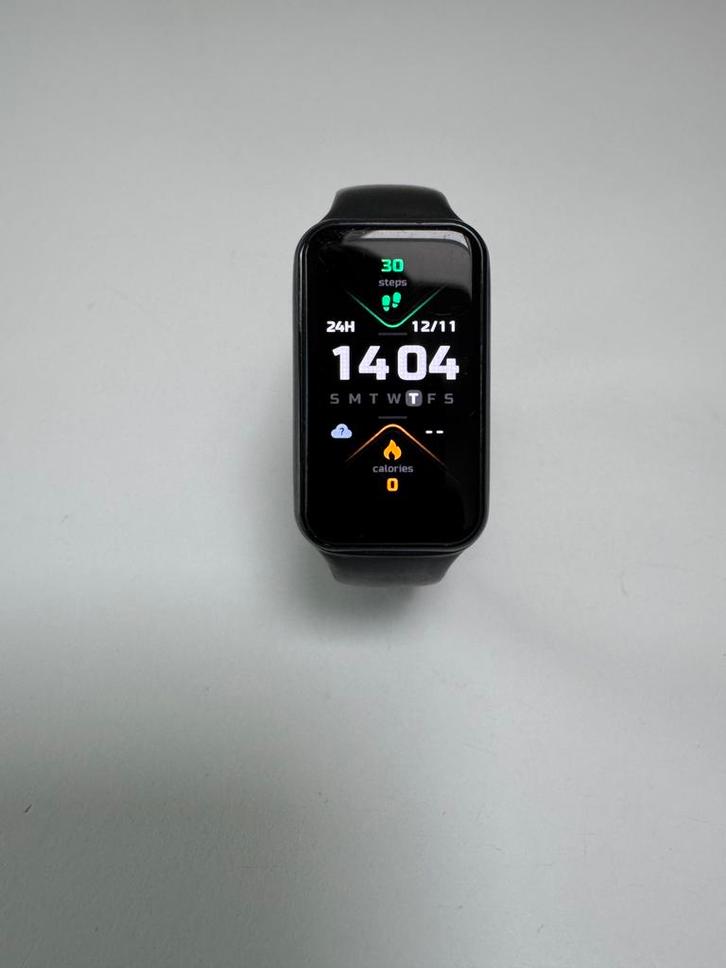 Amazfit band 7, Handtassen en Accessoires, Smartwatches, Zo goed als nieuw, Zwart, Hartslag, Slaap, Stappen, Ophalen of Verzenden