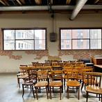 vintage houten stoel / bistro stoel / cafe stoel, Ophalen of Verzenden