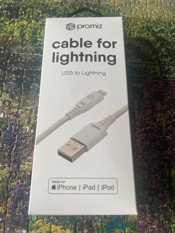 Promiz Lightning to USB kabel 3 meter Made For iPhone beschikbaar voor biedingen