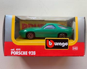 Bburago Porsche 928 green 1:43 