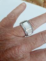 Ti sento ring met parelmoer maat 54, Ophalen of Verzenden, Zo goed als nieuw, 17 tot 18, Dame of Heer