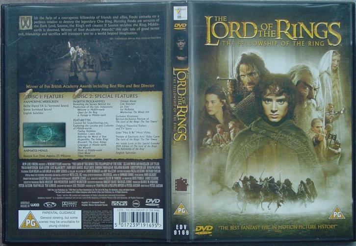 The Lord of the Rings - The Fellowship of the Ring., Cd's en Dvd's, Dvd's | Science Fiction en Fantasy, Ophalen of Verzenden