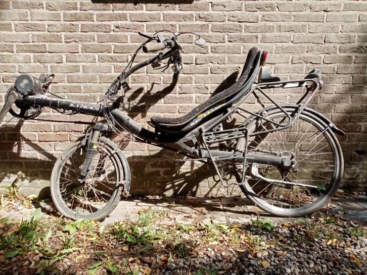 Elektrische ligfiets, Fietsen en Brommers, Fietsen | Ligfietsen, Gebruikt, Overige merken, Bovenstuur, Ophalen