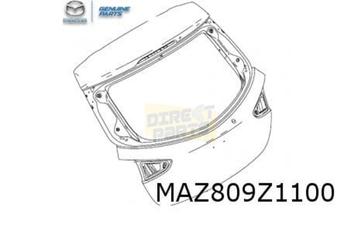 Mazda 2 achterklep (4/15-) Origineel! D0Y26202X beschikbaar voor biedingen