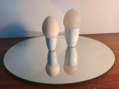 Marmeren eieren (2stks) - OPRUIMING!, Antiek en Kunst, Curiosa en Brocante, Ophalen of Verzenden