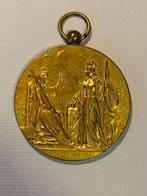 Katholieke 1909 Mechelen, Postzegels en Munten, Penningen en Medailles, Ophalen of Verzenden, Brons