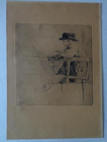 gravure : Armand Rassenfosse, collectionneur d'estampes de 1