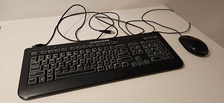 DELL - Alienware toetsenbord Qwerty, Computers en Software, Toetsenborden, Zo goed als nieuw, Qwerty, Ophalen