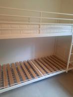 Stapelbed wit frame, 90 cm, Comme neuf, Enlèvement, Lits superposés