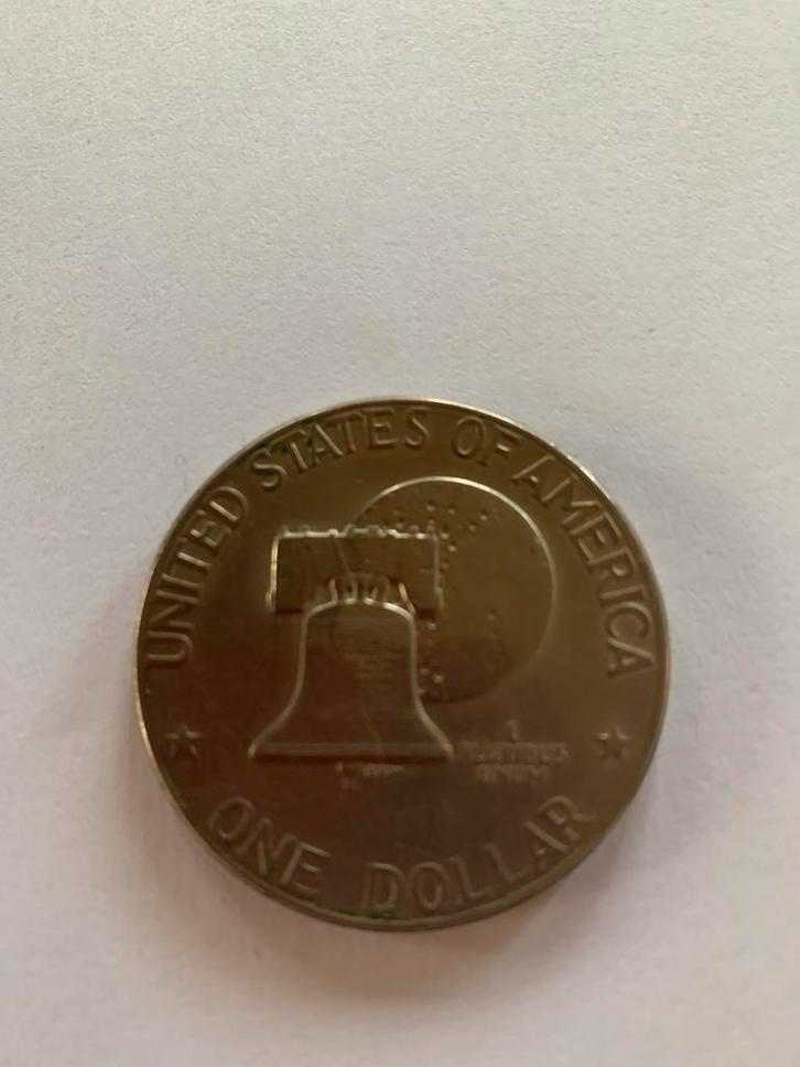 1776-1976 Libery Moon One Dollar, Postzegels en Munten, Munten | Amerika, Losse munt, Noord-Amerika, Zilver, Ophalen of Verzenden