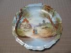 oud porseleinen bord met molen, Antiek en Kunst, Ophalen of Verzenden