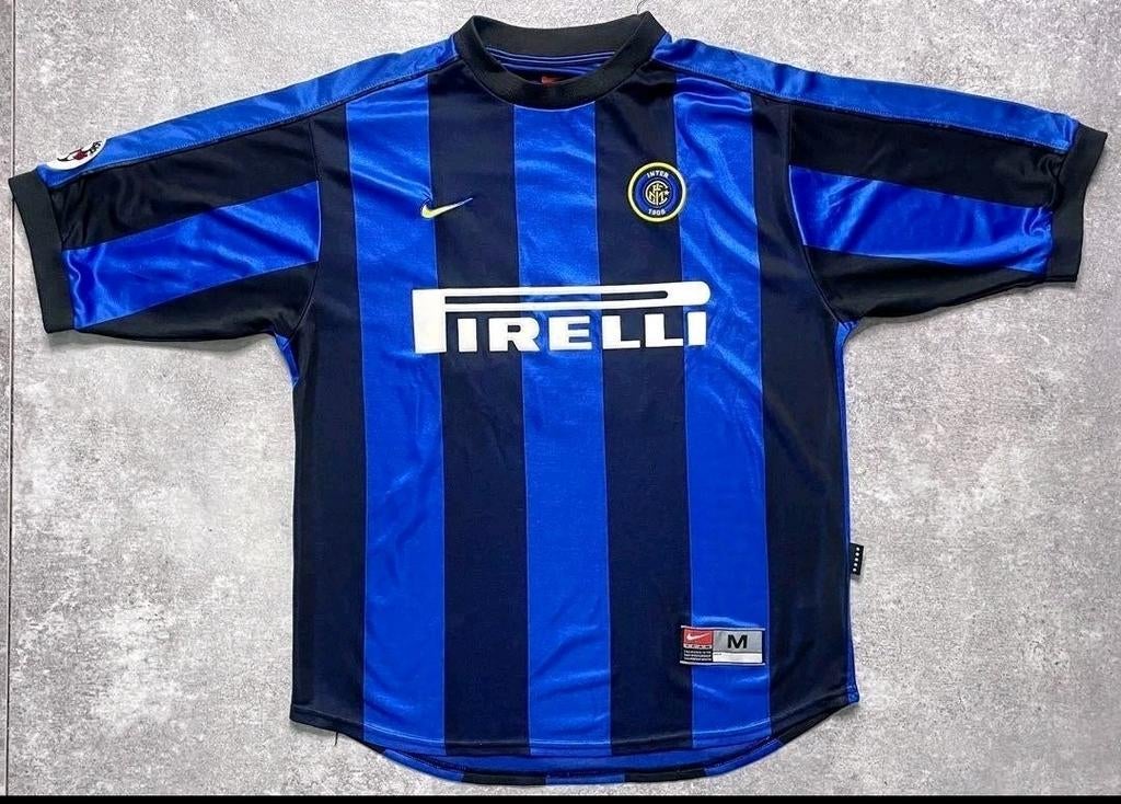 Inter Milan Roberto Baggio Voetbalshirt Origineel 1999, Sport en Fitness, Voetbal, Verzenden, Zo goed als nieuw