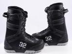 42 EU snowboard schoenen THIRTYTWO LASHED, black/silver, Sport en Fitness, Snowboarden, Verzenden, Gebruikt, Schoenen