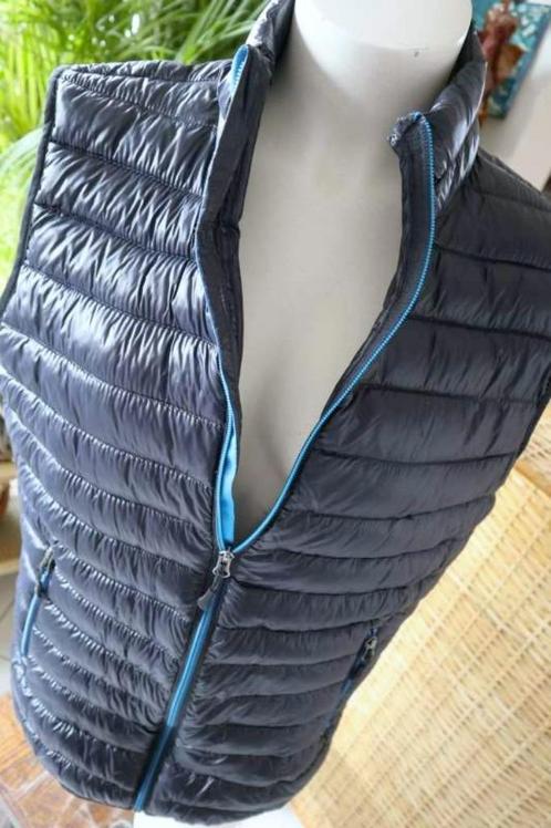 bodywarmer vintage jas nieuw, Kleding | Dames, Bodywarmers, Nieuw, Maat 42/44 (L), Blauw, Ophalen of Verzenden